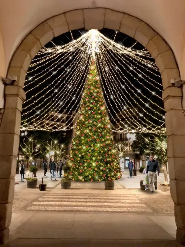 Árbol gigante de Navidad de 15m